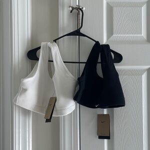 Nike Black and White Sports Bra Duo
